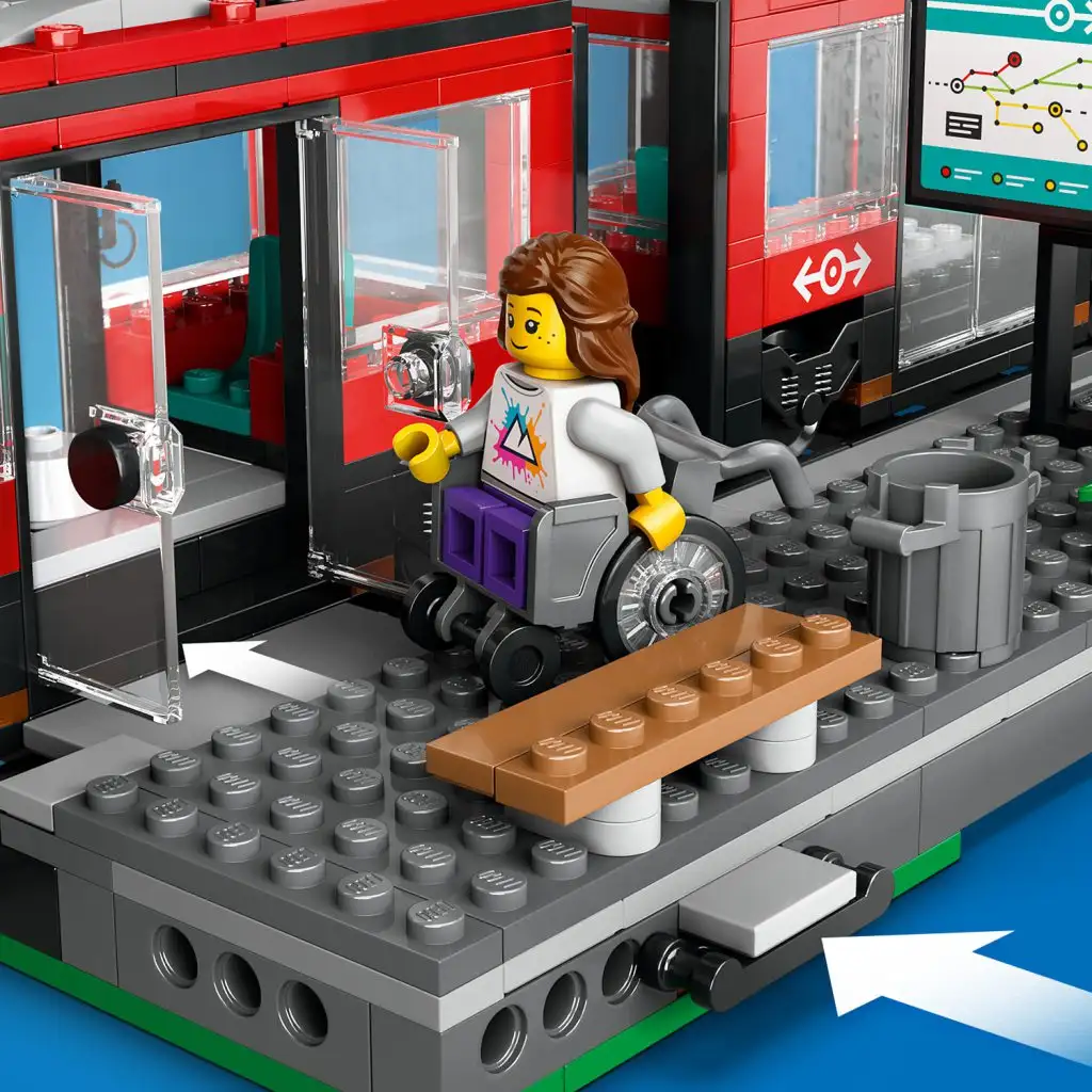 LEGO® City: Tramwaj miejski i przystanek (60423) zdjęcie 5