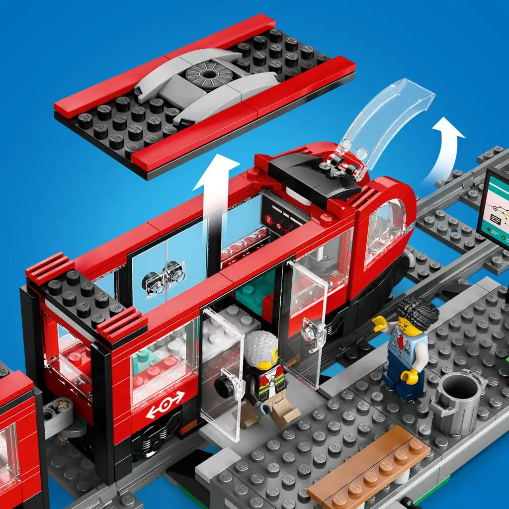 LEGO® City: Tramwaj miejski i przystanek (60423) zdjęcie 7