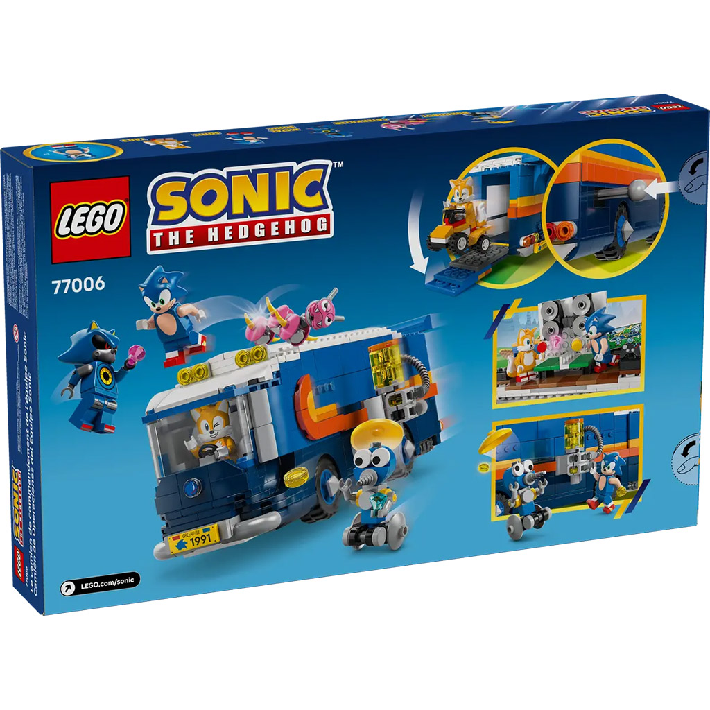 LEGO® Sonic the Hedgehog™: Baza pojazdów drużyny Sonica (77006) kép 6