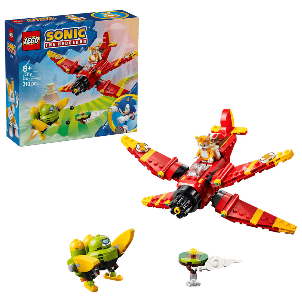 LEGO® Sonic the Hedgehog™: Tails Tornado-1 samolot (77119) zdjęcie 1