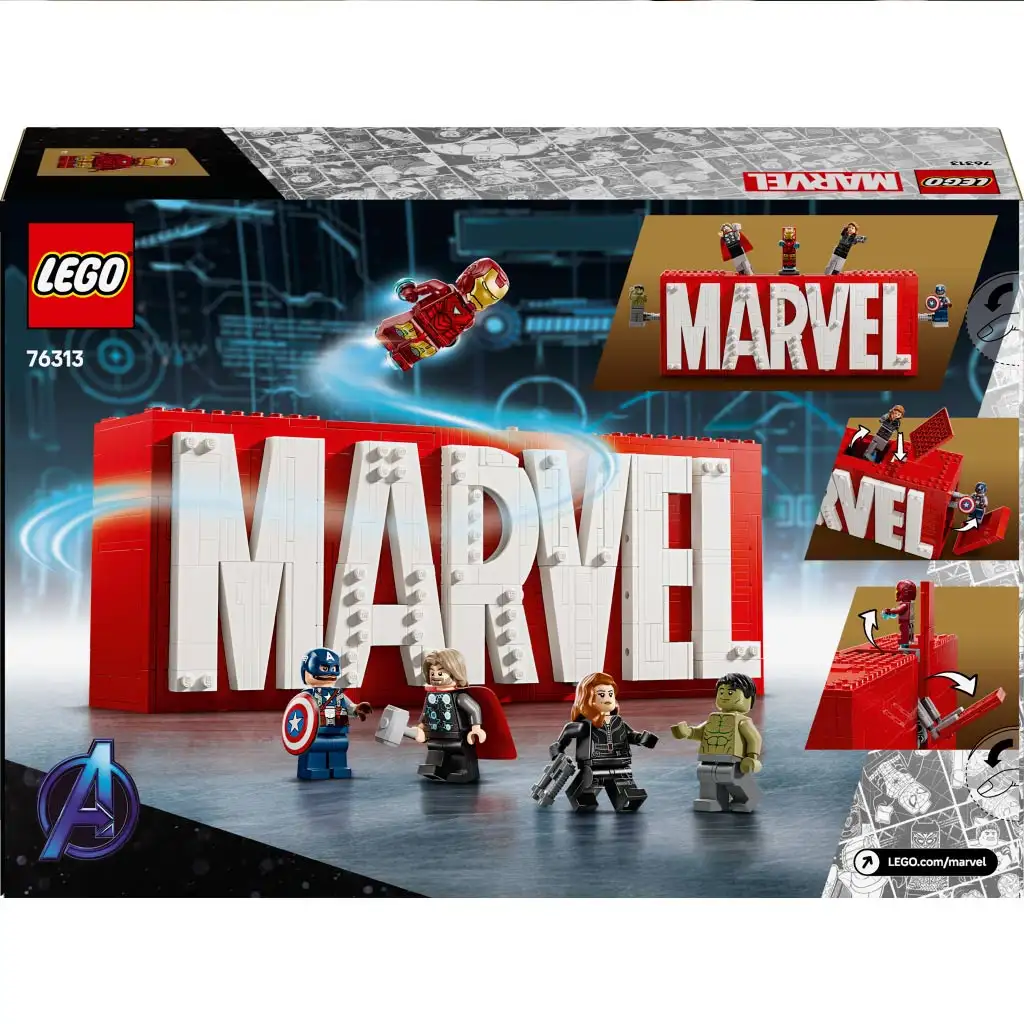 LEGO® Super Heroes: logo MARVEL i minifigurki (76313) zdjęcie 5