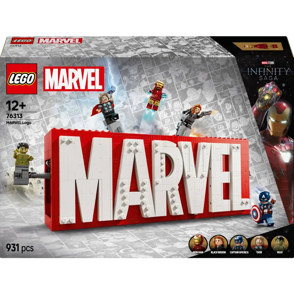 LEGO® Super Heroes: logo MARVEL i minifigurki (76313) zdjęcie 1