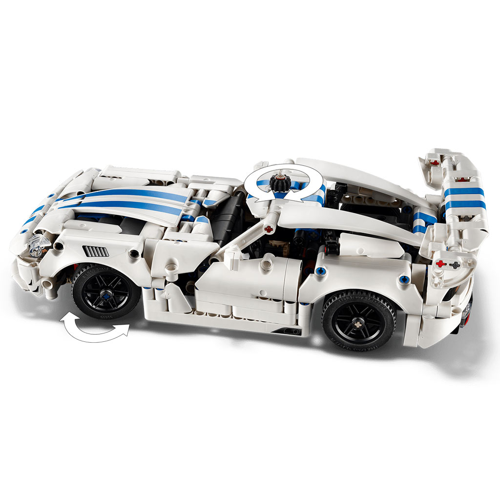 LEGO® Technic: Dodge Viper GTS-R samochód sportowy (42234) zdjęcie 6