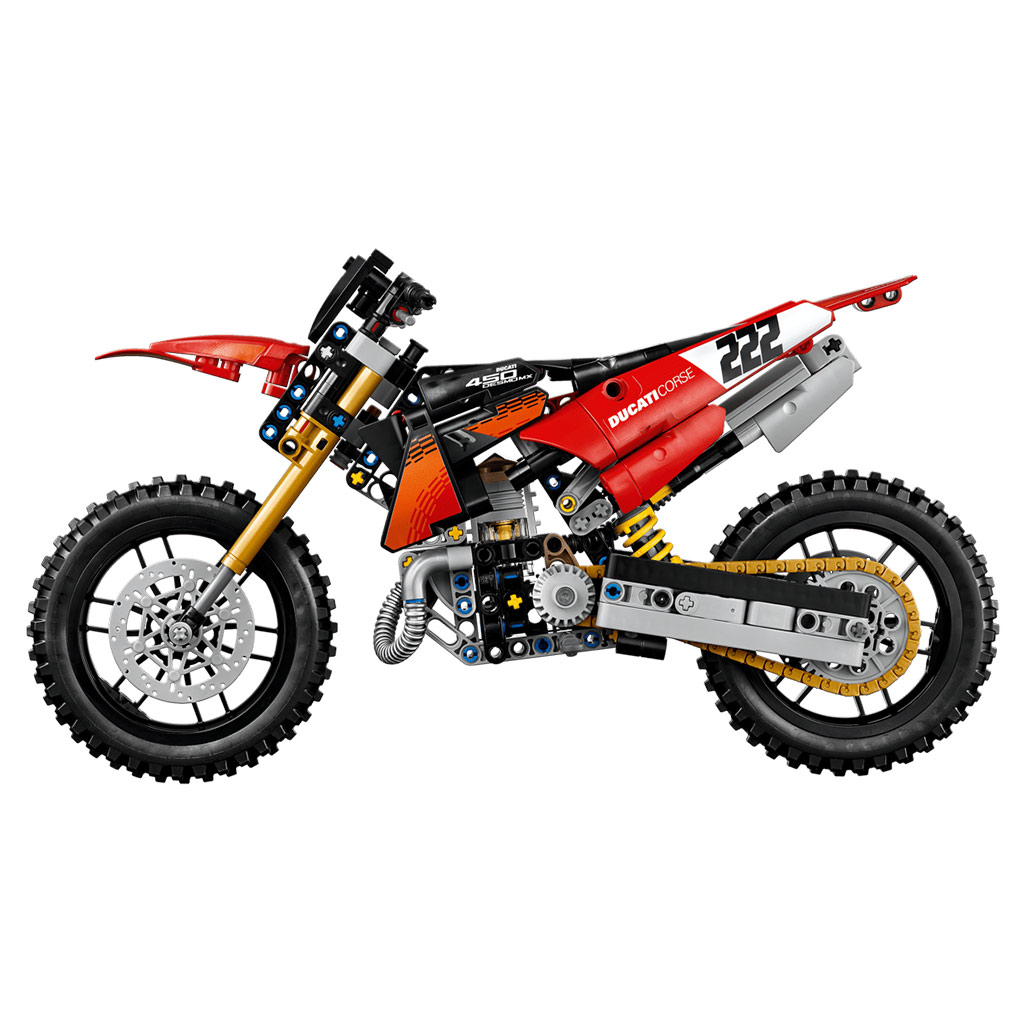 LEGO® Technic: Ducati Desmo450 MX Factory motocykl (42238) zdjęcie 3