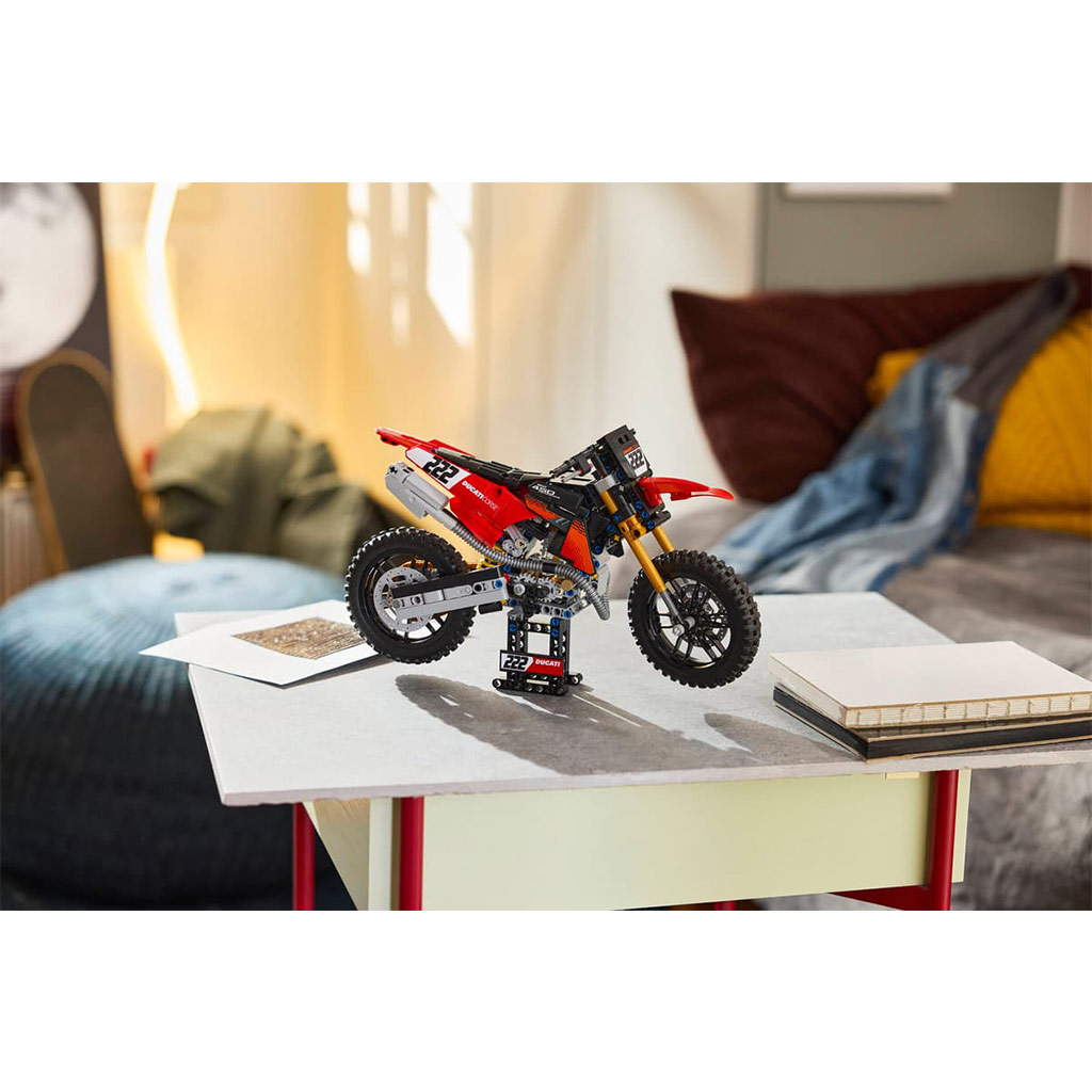 LEGO® Technic: Ducati Desmo450 MX Factory motocykl (42238) zdjęcie 7