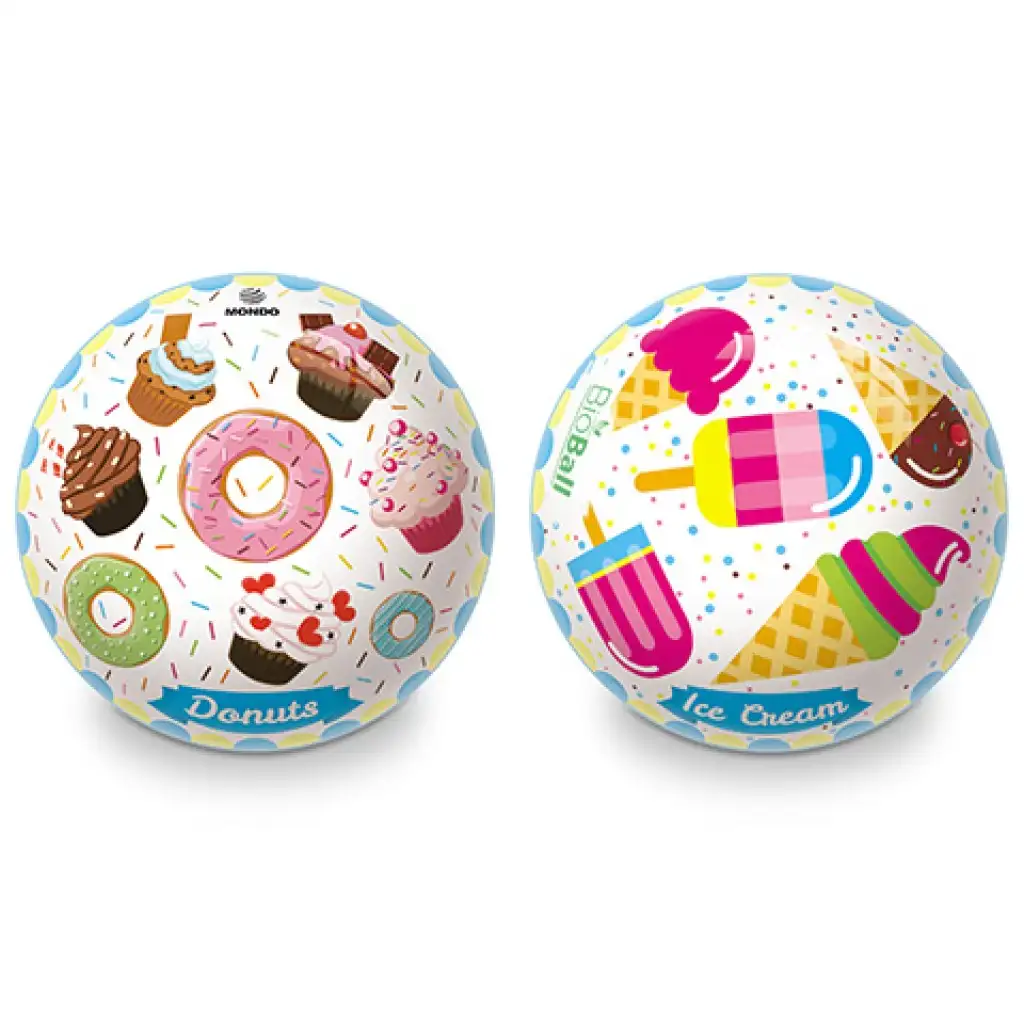 Lody i pączki BioBall gumowa piłka 23cm zdjęcie 1