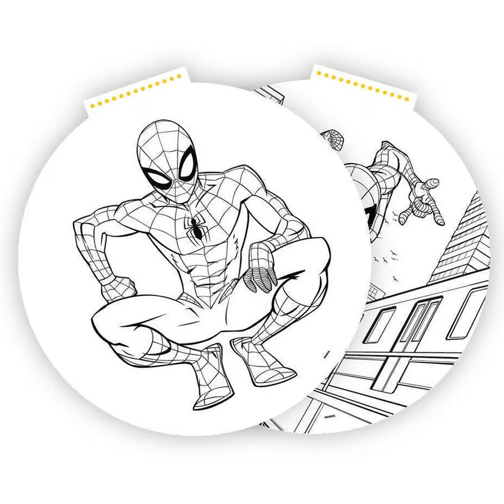 Luna: Kreatywny zeszyt szkiców 40 stron z wzorem Spider-Mana i naklejkami zdjęcie 2