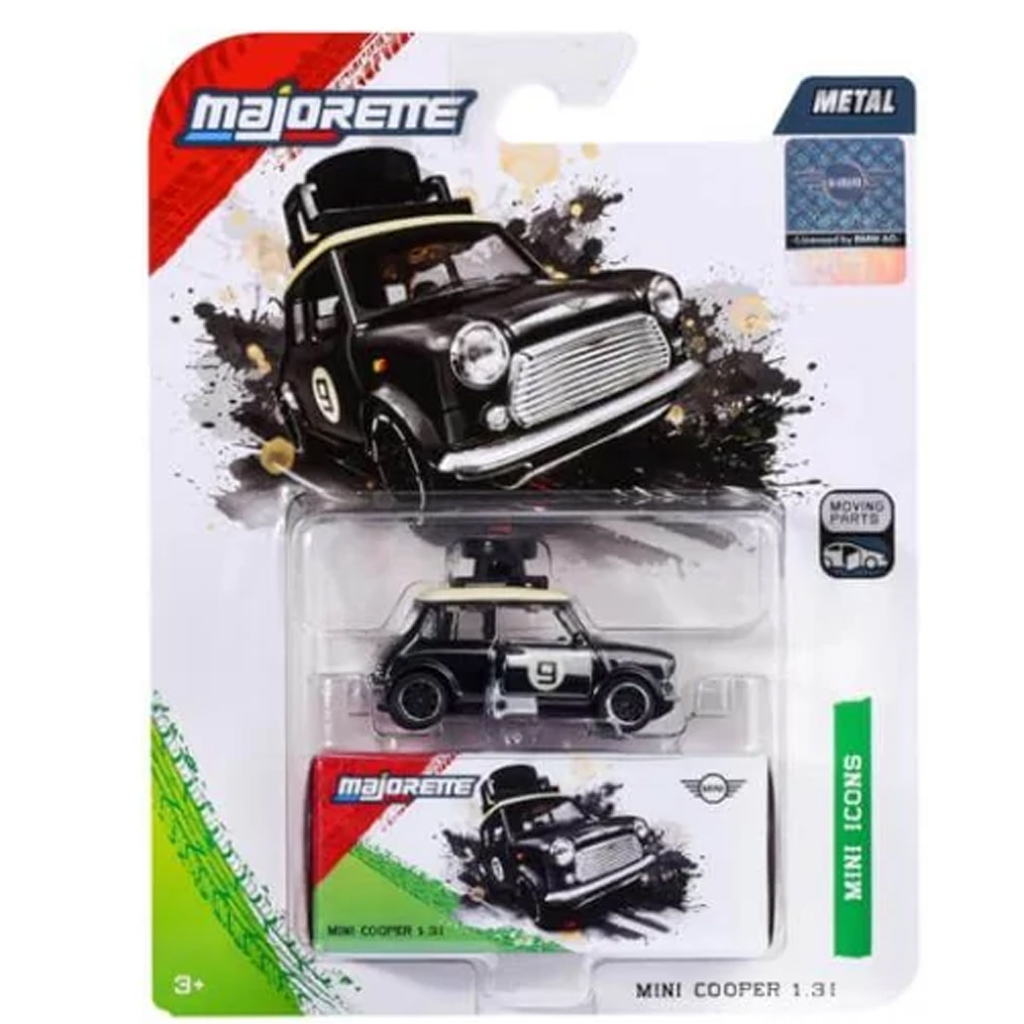 Majorette: Deluxe model samochodu - Mini Cooper 1.3i - czarny - Simba Toys zdjęcie 1