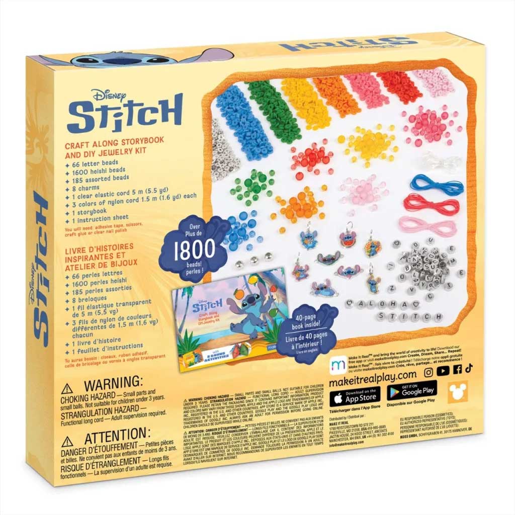 Make it Real: Zestaw do robienia bransoletek Stitch z książką zdjęcie 2