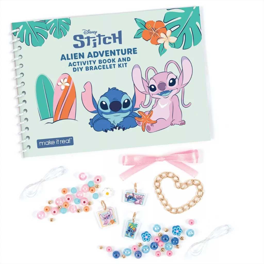 Make It Real: Zestaw kreatywny Stitch z przygodami i do robienia bransoletek zdjęcie 3