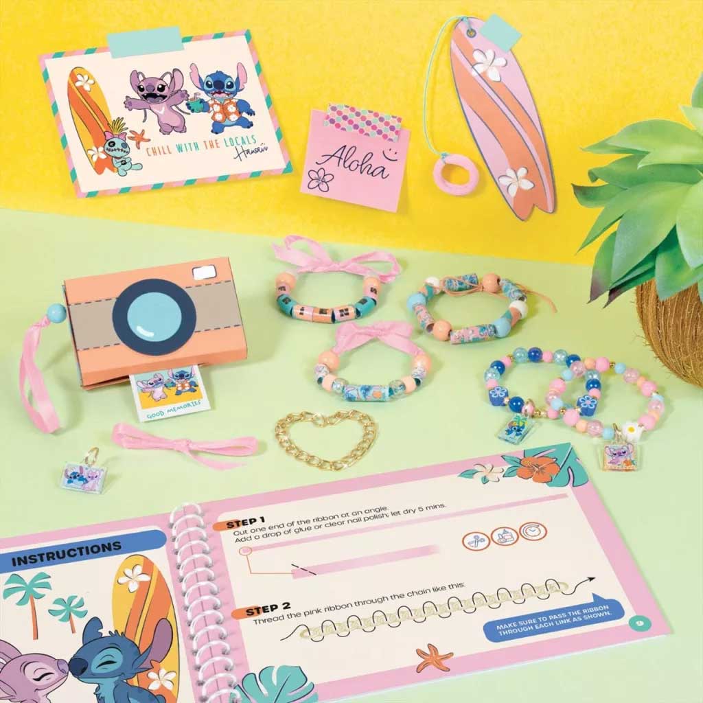 Make It Real: Zestaw kreatywny Stitch z przygodami i do robienia bransoletek zdjęcie 4
