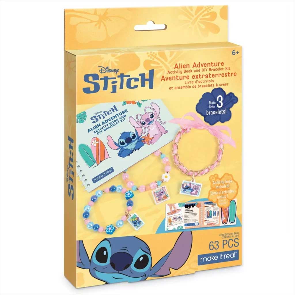 Make It Real: Zestaw kreatywny Stitch z przygodami i do robienia bransoletek zdjęcie 1