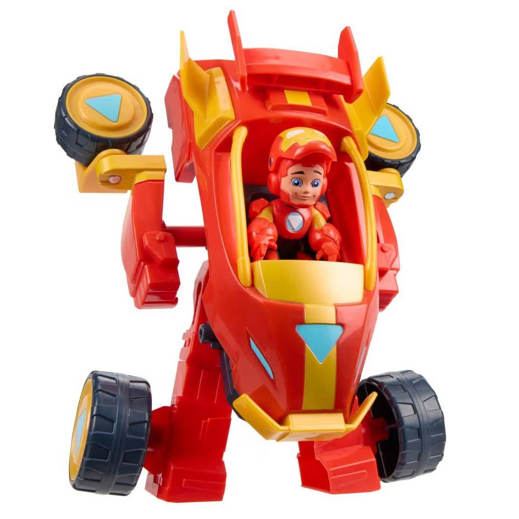 Marvel: Iron Man 2 w 1 Mech Iron Man samochód i zestaw figurek - Hasbro zdjęcie 3