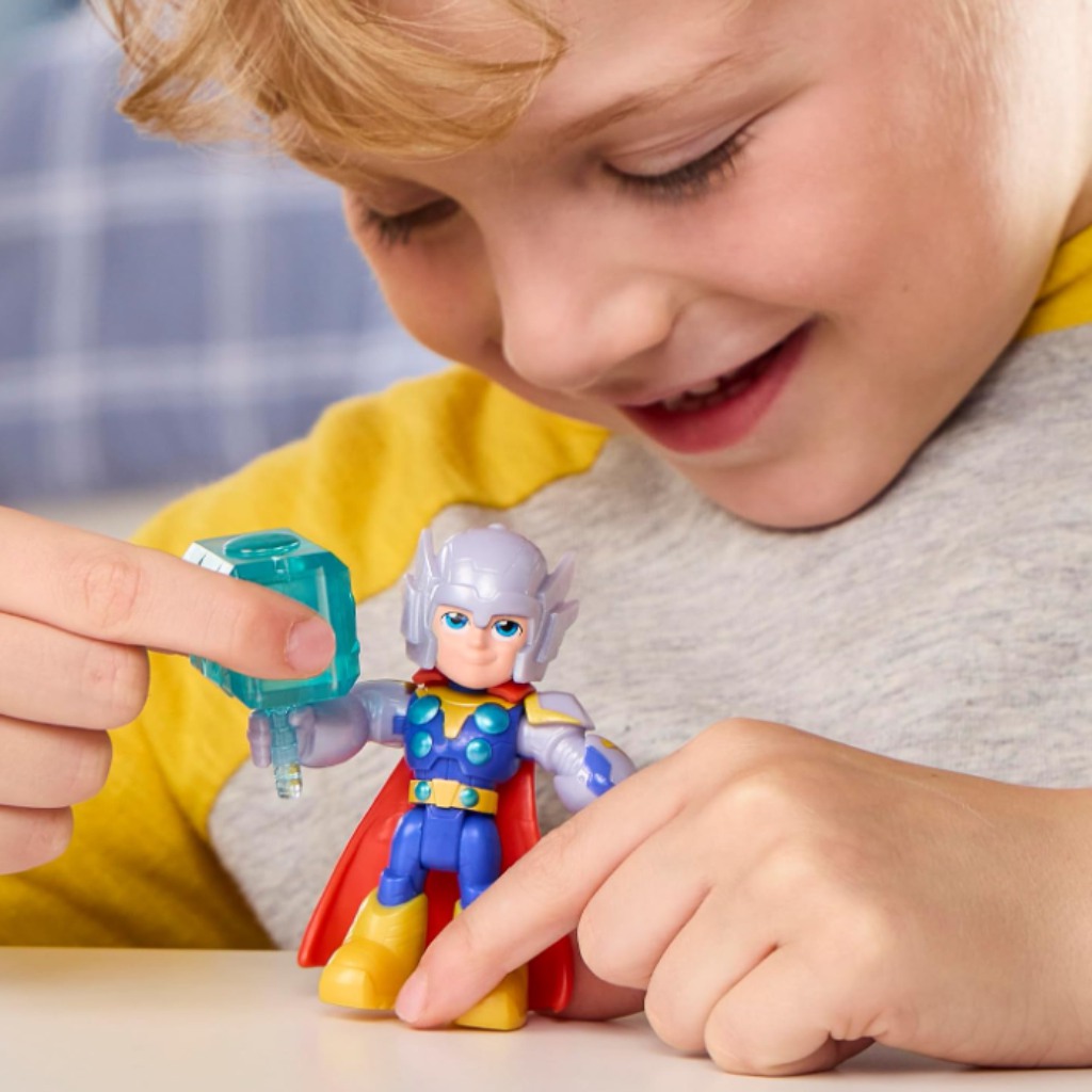 Marvel Iron Man i fantastyczni przyjaciele: figurka Thora z akcesoriami - Hasbro zdjęcie 4