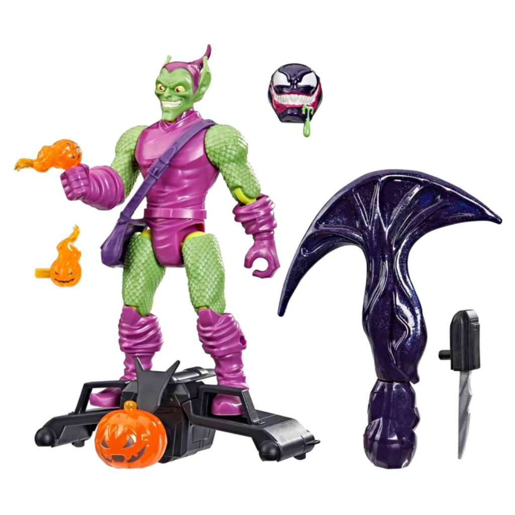 Marvel Mix Mashers: Spider-Man Zielona Głowa figura z akcesoriami - Hasbro zdjęcie 2
