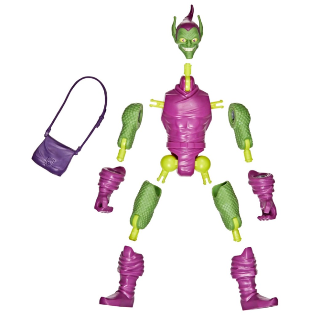 Marvel Mix Mashers: Spider-Man Zielona Głowa figura z akcesoriami - Hasbro zdjęcie 3