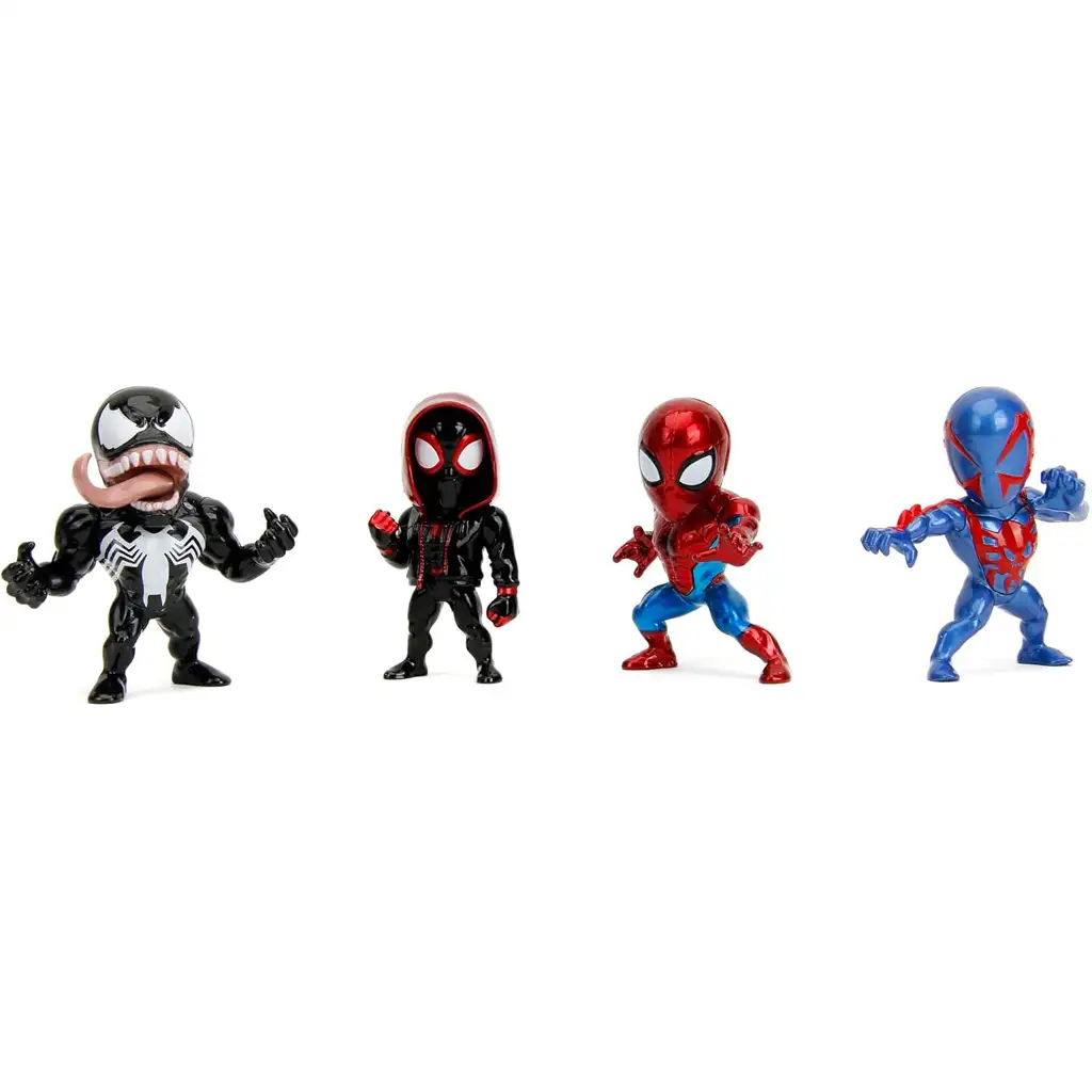 Marvel: Zestaw metalowych figurek Pająka 4 szt. 6,5 cm - Simba Toys zdjęcie 2