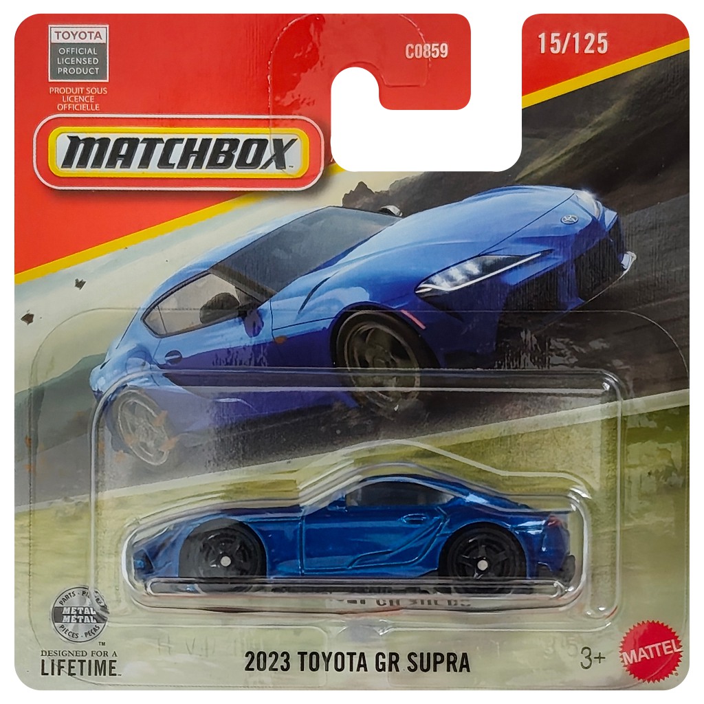Matchbox: 2023 Toyota GR Supra samochód 1/64 - Mattel zdjęcie 1