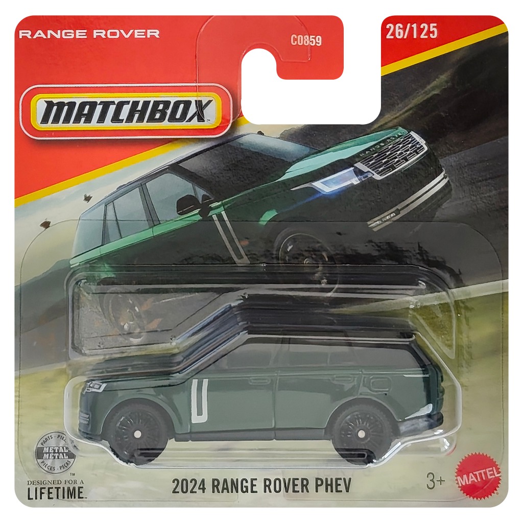 Matchbox: 2024 Range Rover PHEV zielony samochodzik 1/64 - Mattel zdjęcie 1