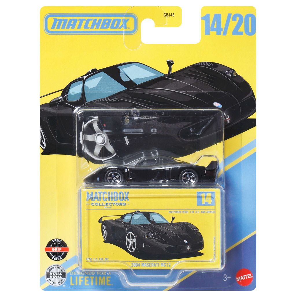 Matchbox Collectors: Maserati MC12 kolekcjonerski samochód w pudełku 1/64 - Mattel zdjęcie 1