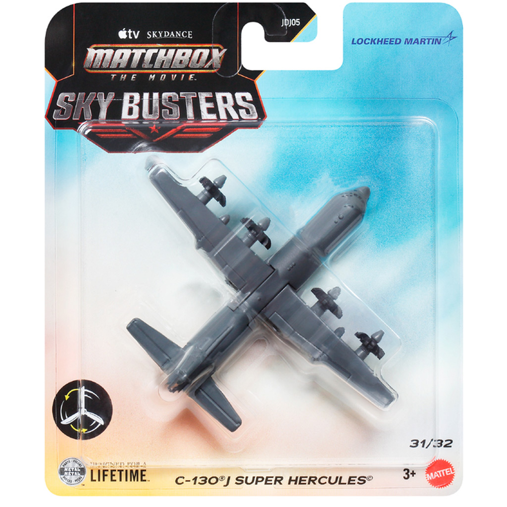Matchbox Film: C-130J Super Hercules samolot 1/64 – Mattel zdjęcie 1