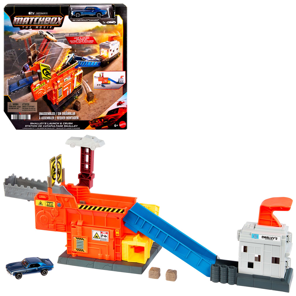 Matchbox Film: Zestaw zabawowy Smalley złomowisko – Mattel zdjęcie 1