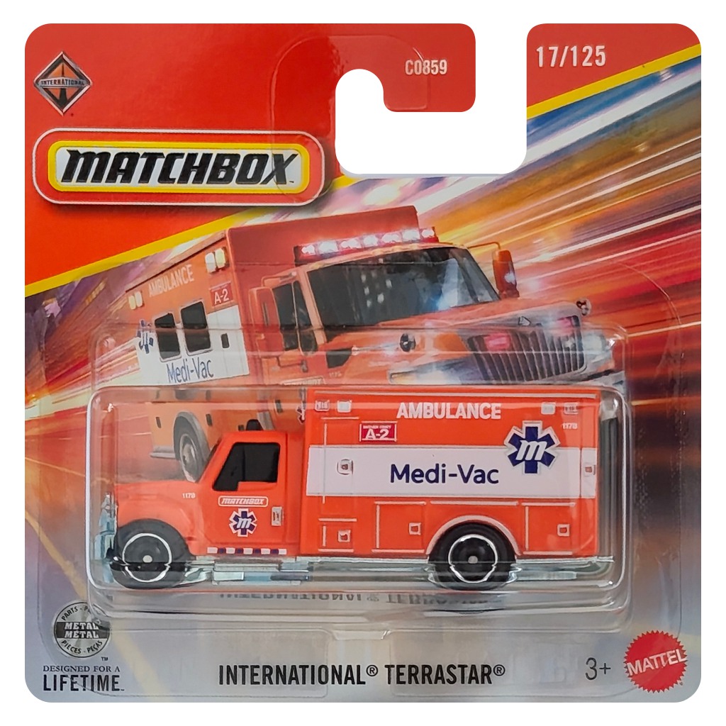 Matchbox: Międzynarodowy TerraStar karetka 1/64 - Mattel zdjęcie 1