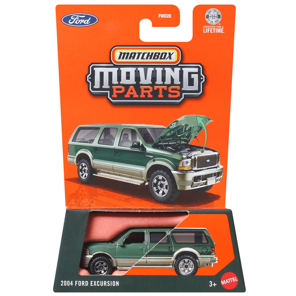 Matchbox Ruchome Części: 2004 Ford Excursion otwierany mały samochód 1/64 - Mattel zdjęcie 1