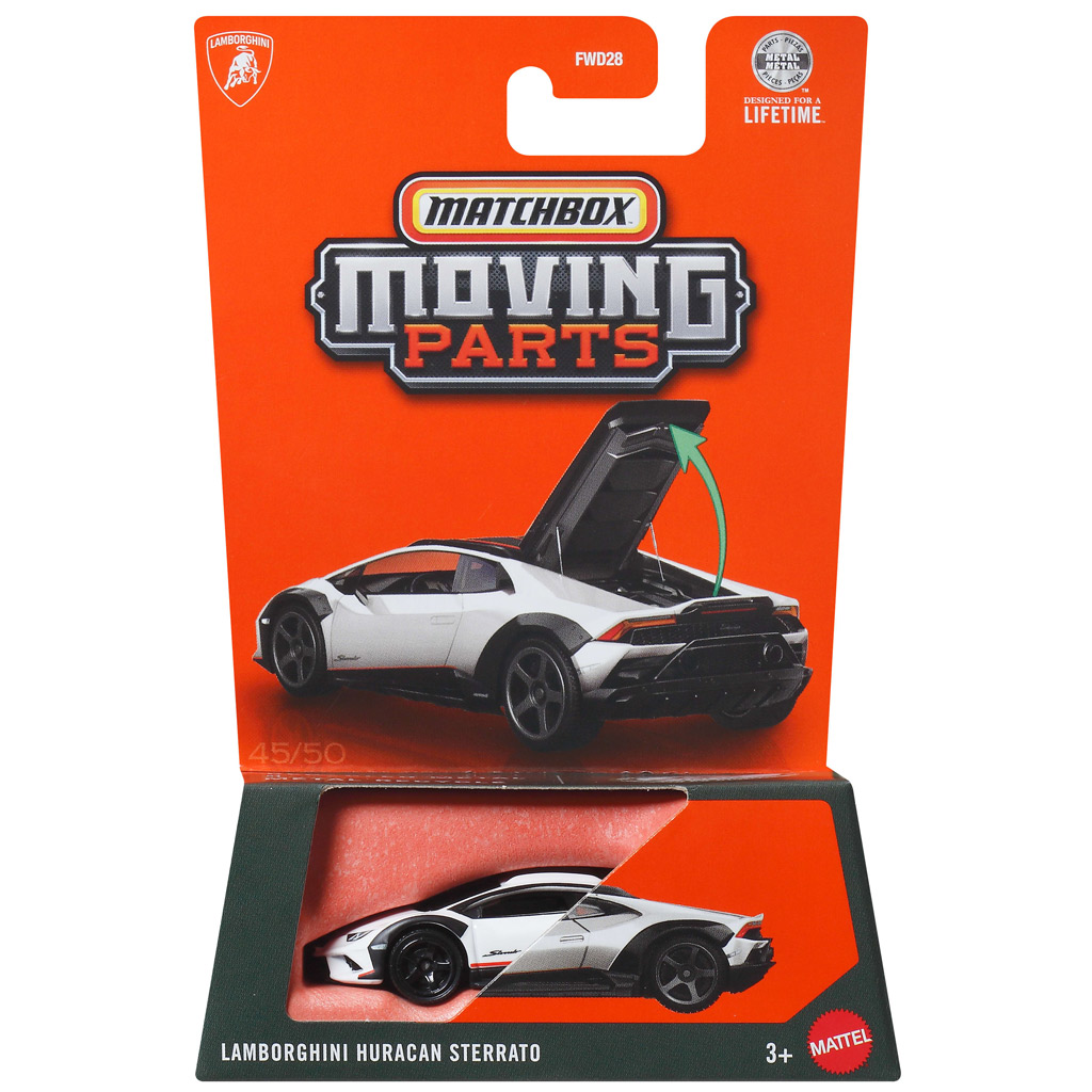 Matchbox Ruchome Części: Lamborghini Huracan Sterrato otwierany mały samochód 1/64 - Mattel zdjęcie 1