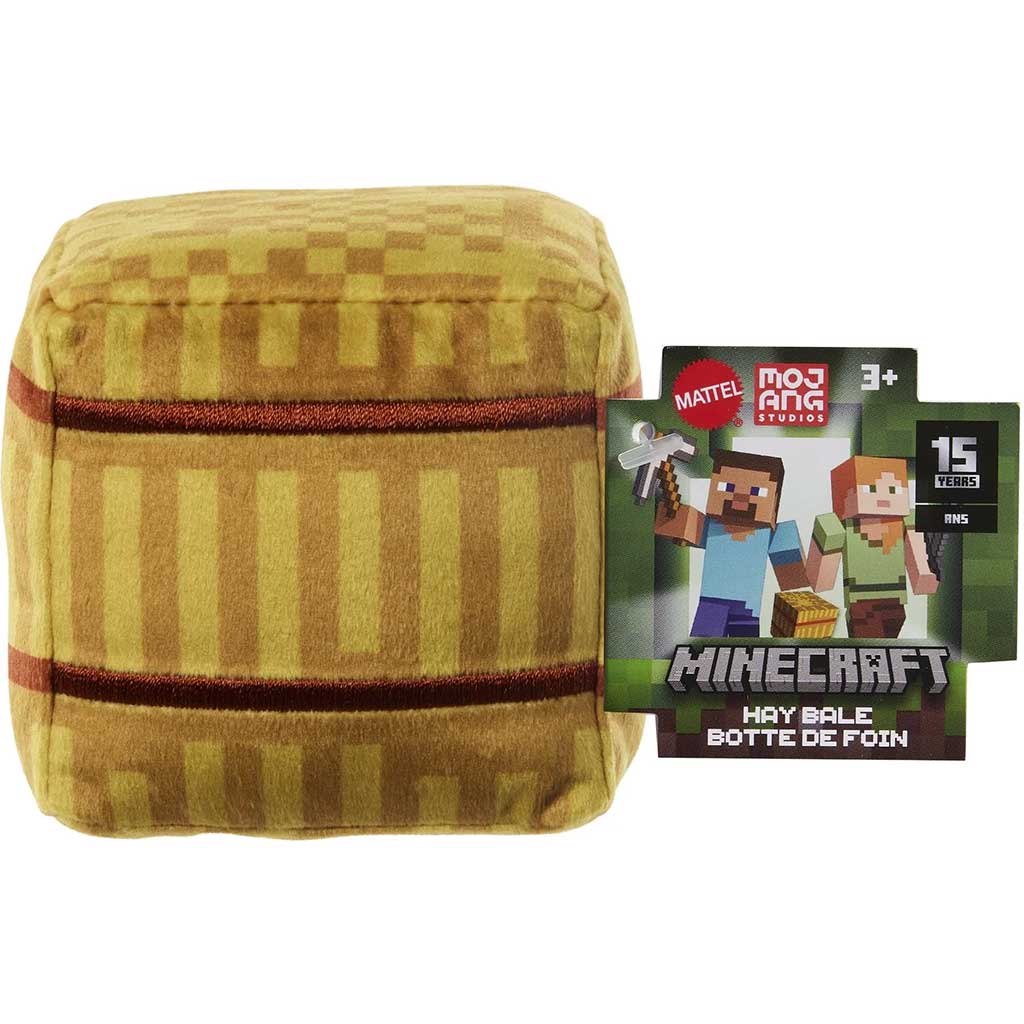 Minecraft Bloki pluszowa figura - Kula siana figura - Mattel zdjęcie 1