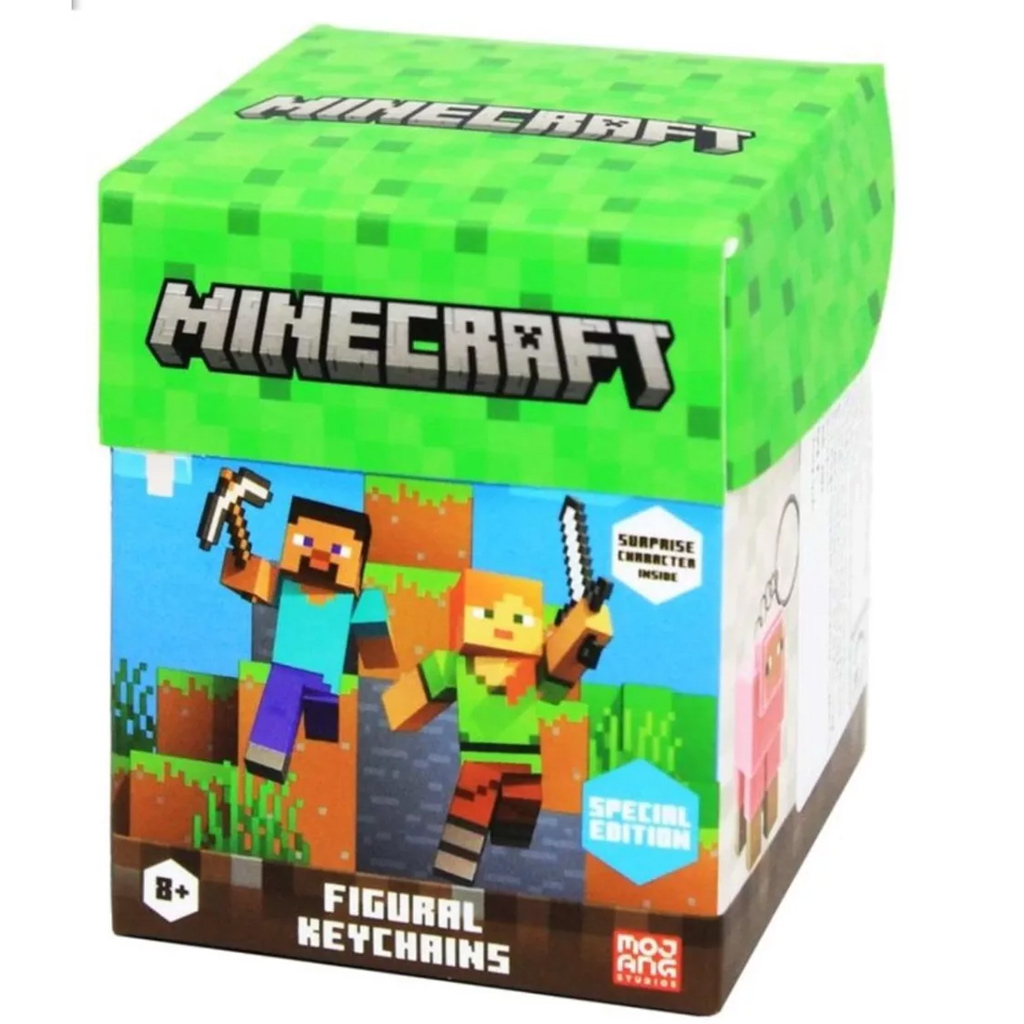 Minecraft niespodzianka figura brelok, 13 cm, seria 2 - 1szt zdjęcie 1