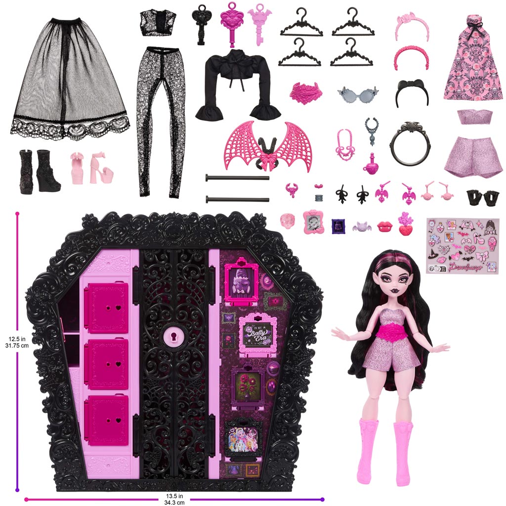 Monster High Modny Kostium Draculaury z Lalką - Mattel zdjęcie 6