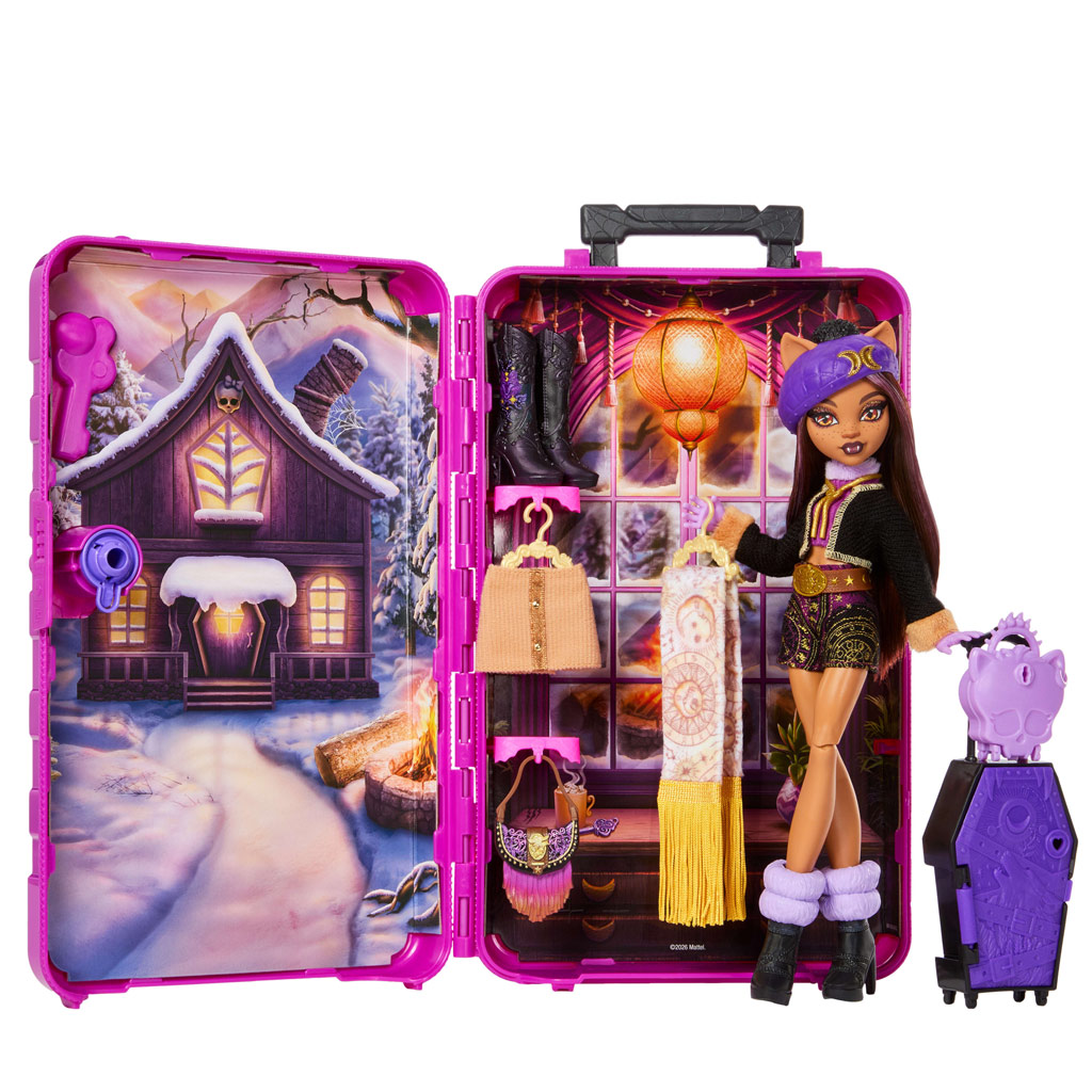 Monster High Straszne Przyjaciółki Sekrety - Schronienie - Clawdeen Wolf - Mattel zdjęcie 3