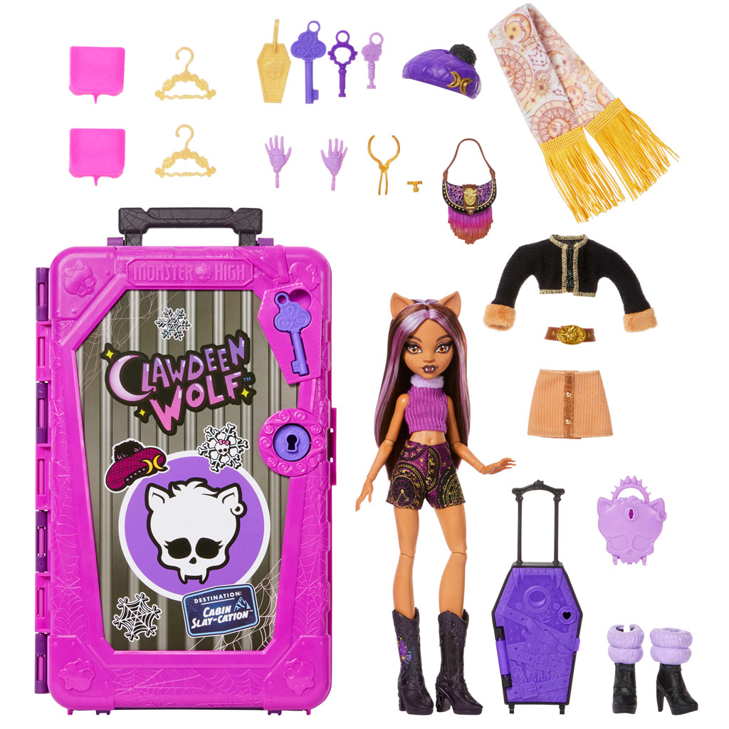 Monster High Straszne Przyjaciółki Sekrety - Schronienie - Clawdeen Wolf - Mattel zdjęcie 6