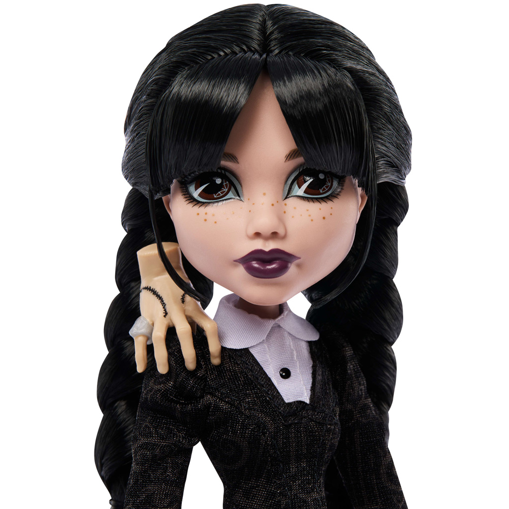 Monster High x Wednesday – Lalka Wednesday Addams z akcesoriami – Mattel zdjęcie 2