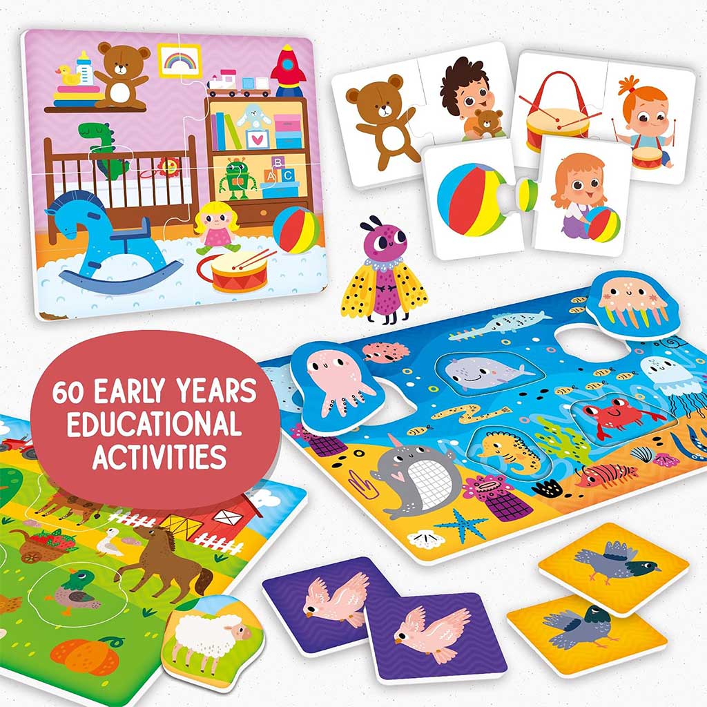 Montessori Baby: Zestaw zabawek 60 sztuk do rozwijania umiejętności - Lisciani zdjęcie 2