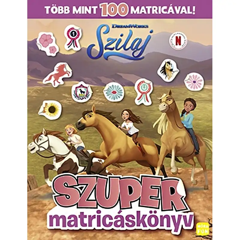 Móra: Szilaj - Super książka z naklejkami - Ponad 100 naklejkami! zdjęcie 1