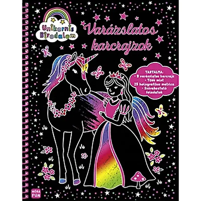 Móra: Kraina jednorożców - Magiczne rysunki do kolorowania zdjęcie 1