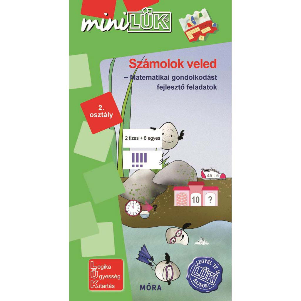 Móra: miniLÜK Liczę z tobą - Zadania rozwijające myślenie matematyczne klasa 2 zdjęcie 1