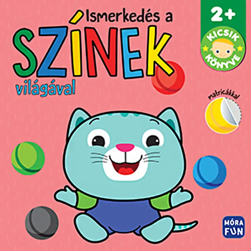 Móra: Poznaj świat kolorów - Książka z naklejkami dla maluchów zdjęcie 1