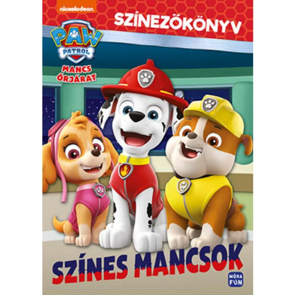 Móra: Psi Patrol - Kolorowe łapki Książka do kolorowania zdjęcie 1