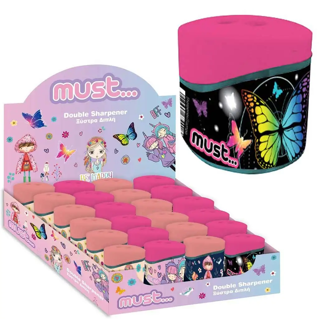 Must: Boho Girl Dwuotworowa temperówka z pojemnikiem w różnych wersjach 1szt zdjęcie 3