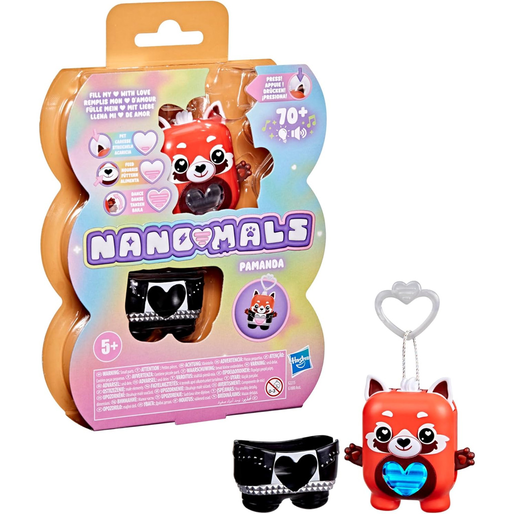 Nano-mals: Interaktywny elektroniczny czerwony panda figura – Hasbro zdjęcie 1