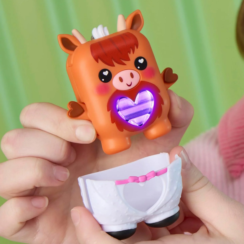 Nano-mals: Interaktywny elektroniczny figurek krowy Cowbert – Hasbro zdjęcie 3