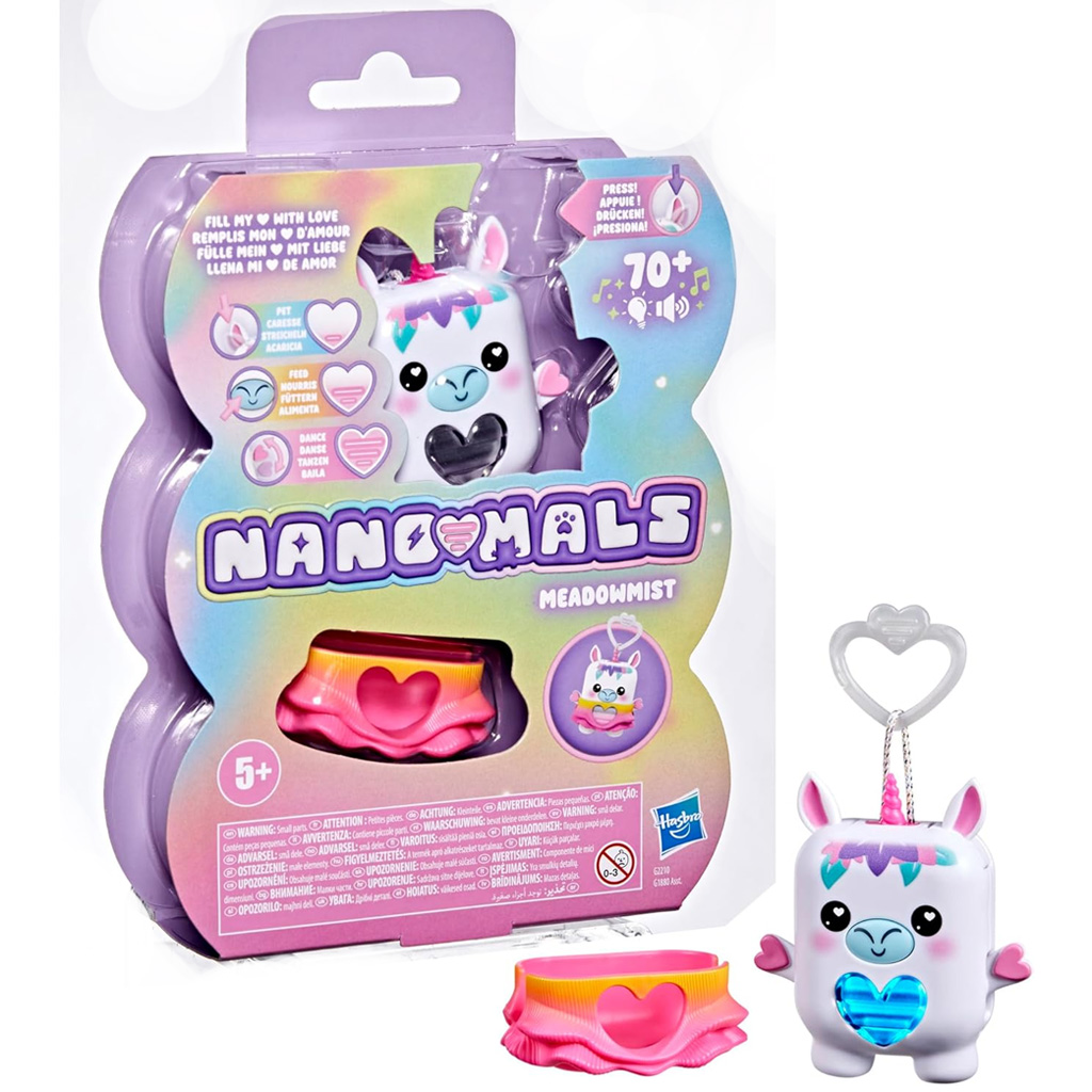 Nano-mals: Meadowmist interaktywny elektroniczny jednorożec figura – Hasbro zdjęcie 1