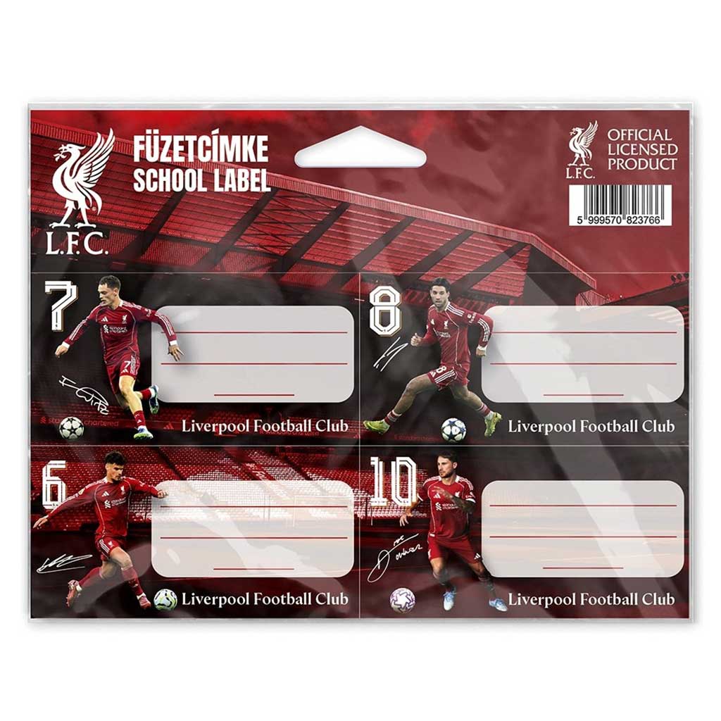 Nebulo: Liverpool etykiety na zeszyty 12szt. kép 1