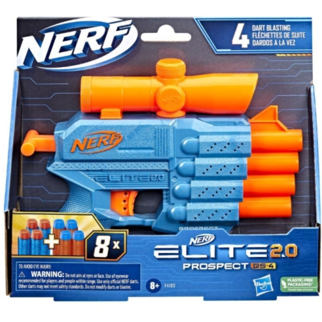 Nerf Elite 2.0 Prospect QS-4 wyrzutnia piankowa - Hasbro zdjęcie 1