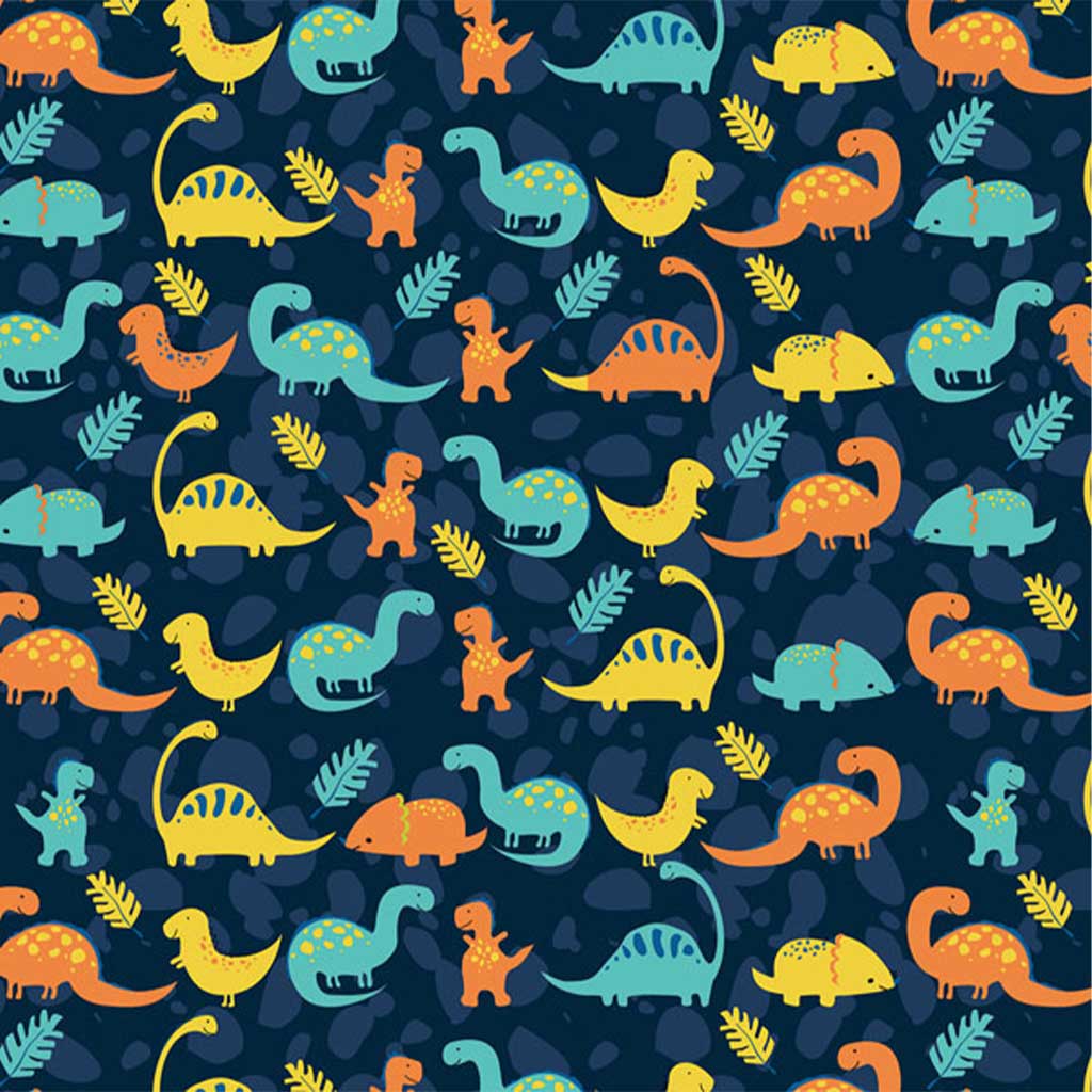 Papier do pakowania z dinozaurami 100x70cm zdjęcie 1