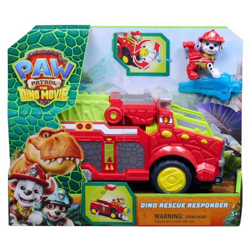 Paw Patrol Dino Movie - Dino wezwanie ratunkowe Marshall zestaw zabawek - Spin Master zdjęcie 1