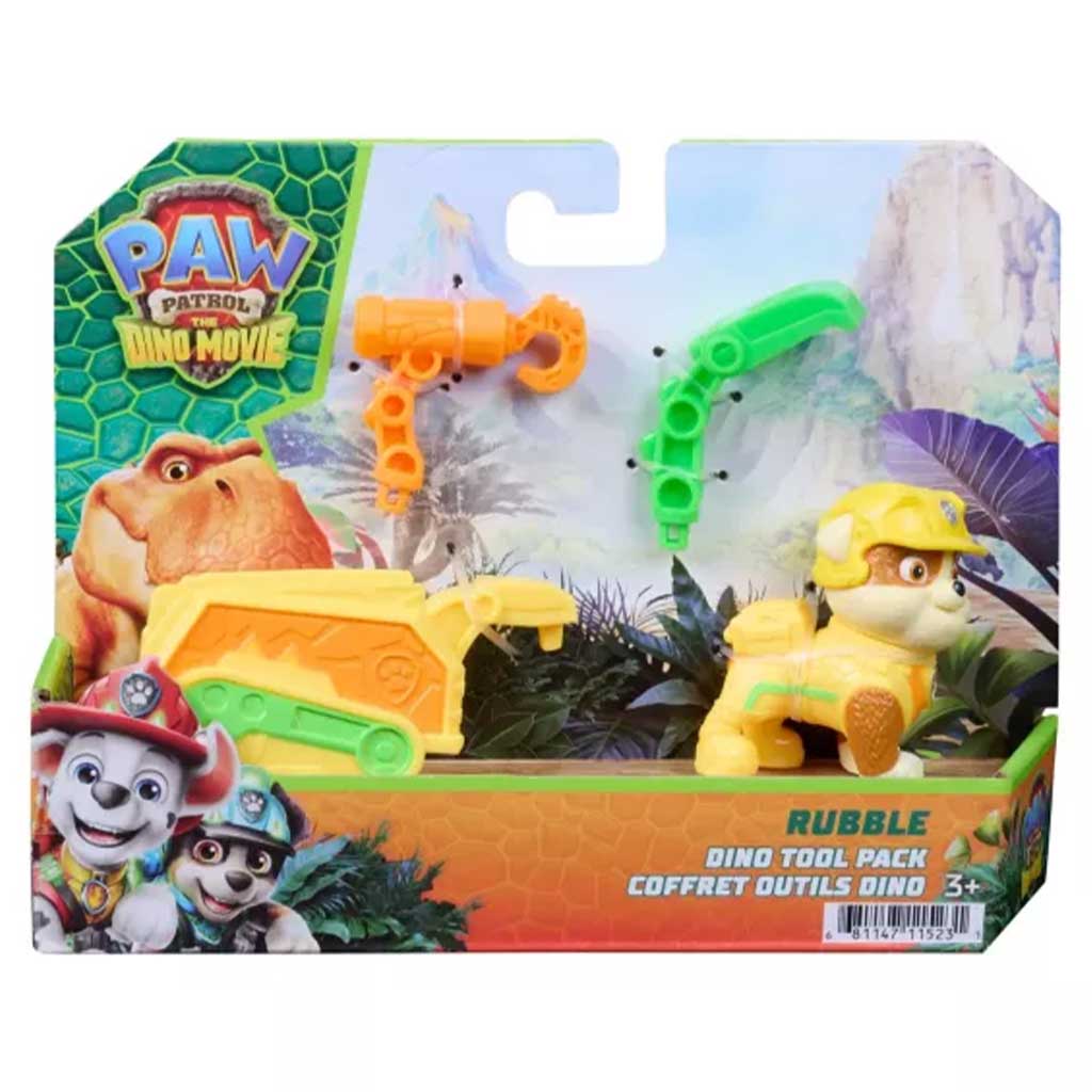 Paw Patrol Dino Movie - Dino zestaw narzędzi Rubble - Spin Master zdjęcie 1